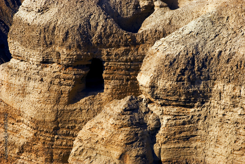 The caves of Qumran from Israel