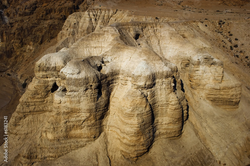 The caves of Qumran from Israel