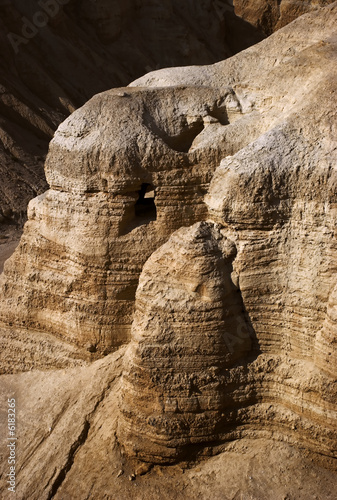 The caves of Qumran from Israel