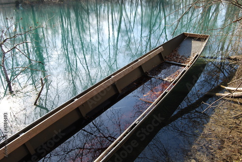 Boot im Altrhein