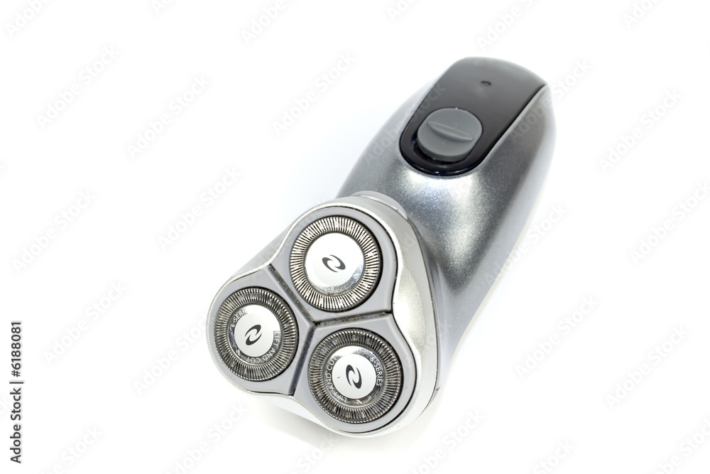 Electric shave machine, isolated on white Electric shave machine, isolated on white
