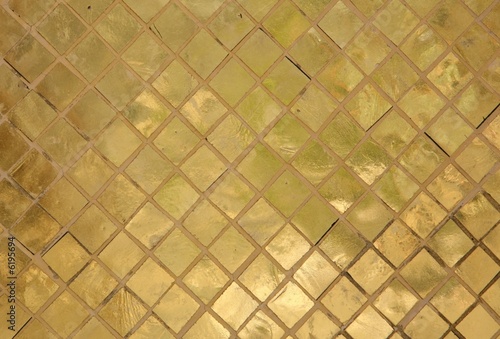 golden tiles background