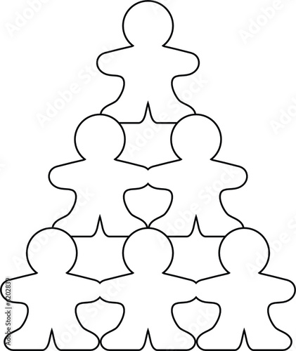 piramide humana