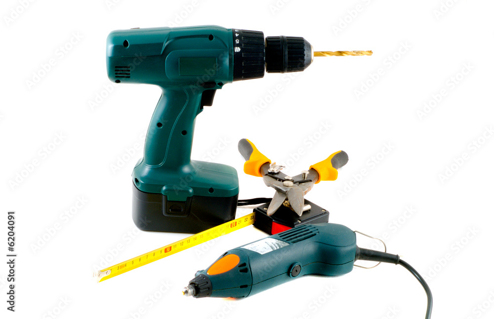Tools building. Isolation on white. Tools building. Isolation on white.