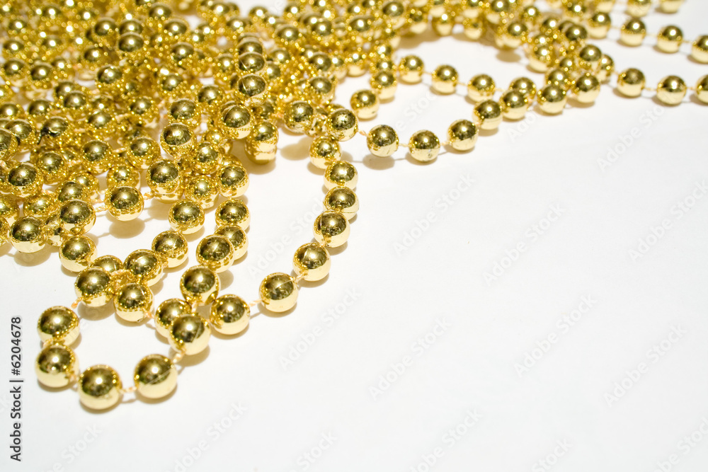 Fototapeta premium gold bead background