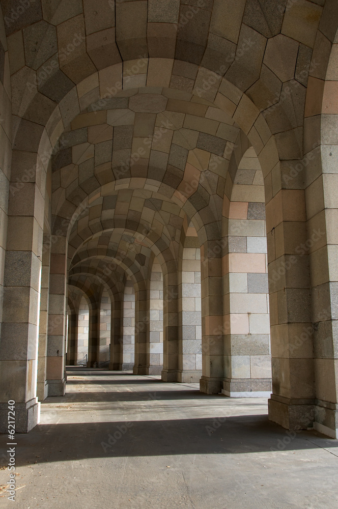 Arches autour du Palais des Congres d'Hitler, Nuremberg