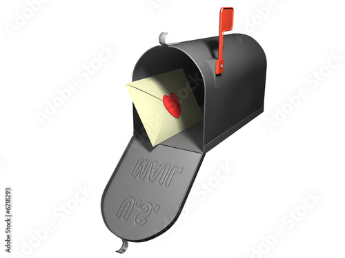 love letter in a mailbox