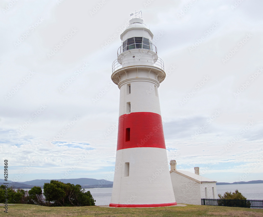an old lighthouse at near launceston, tasmania