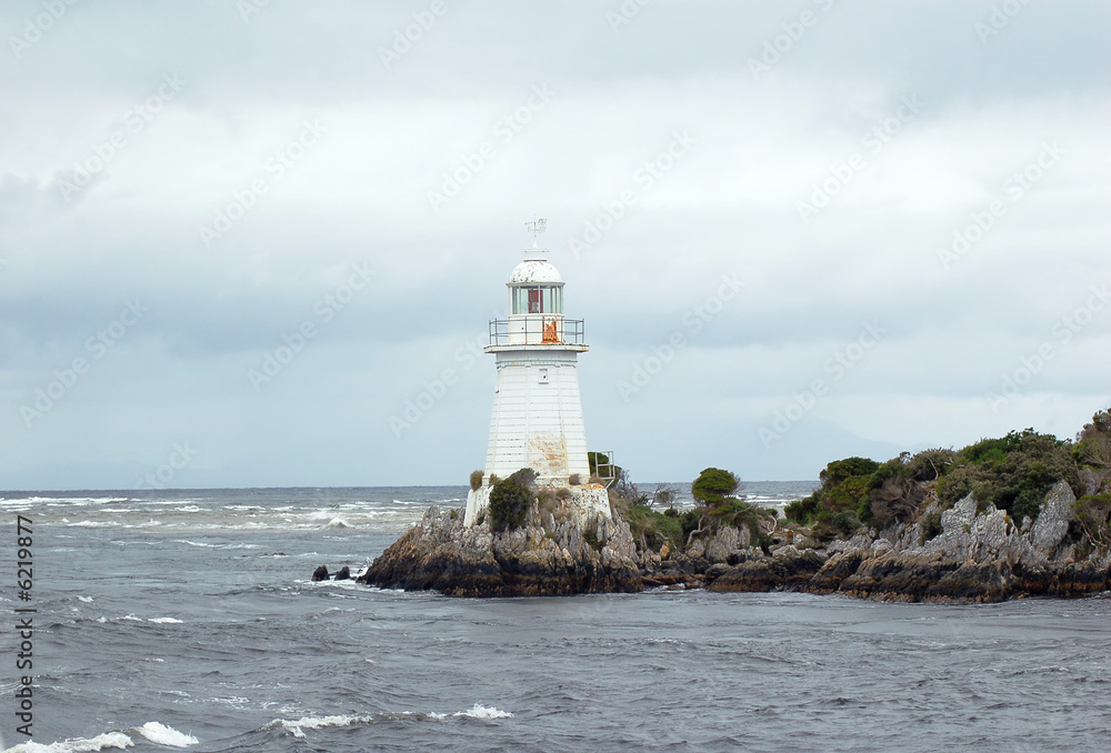 an old lighthouse near strahan in australia