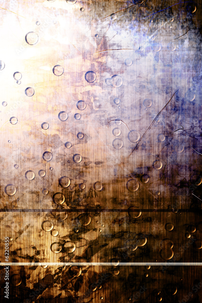 Obraz premium Brushed metal plate