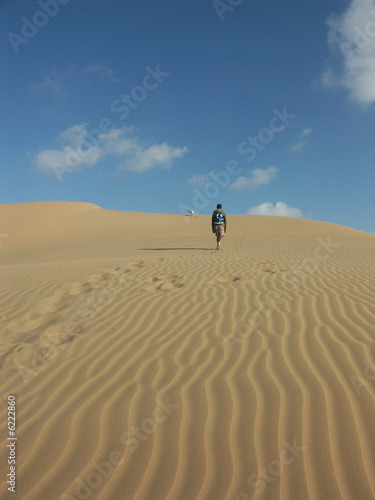 grimper sur les dunes