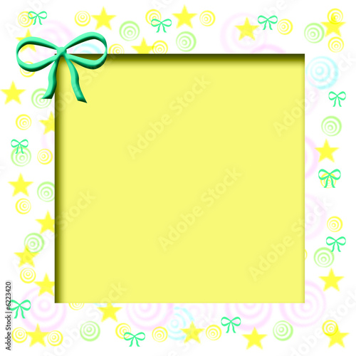 pastel baby frame