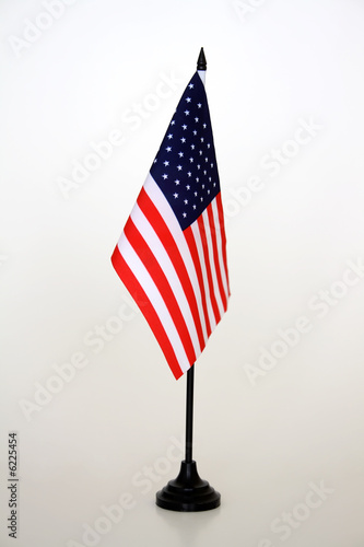 US Flaf on a white background