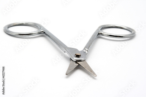 Metal scissors for manicure © Olga Khopshanosova