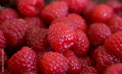 Fresh Raspberries  background