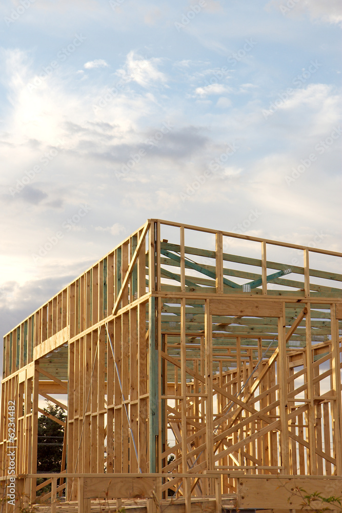 Obraz premium Housing construction.