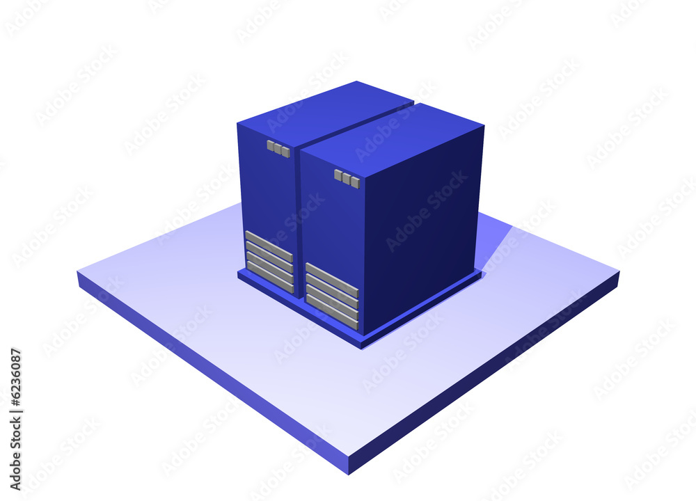 Data Center, a logistics supply chain symbol from a series set Data Center, a logistics supply chain symbol from a series set