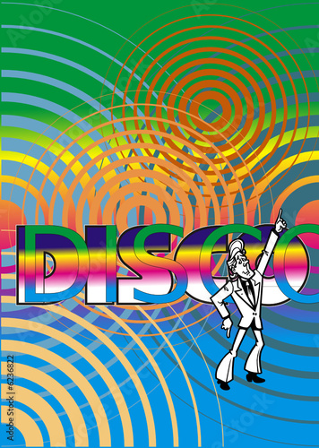 Fond affiche disco