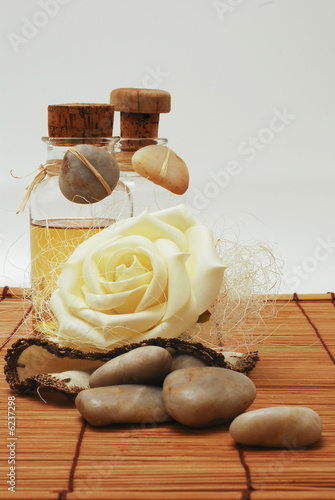 Bottle with aromatic oil or soap - Accessories for wellness
