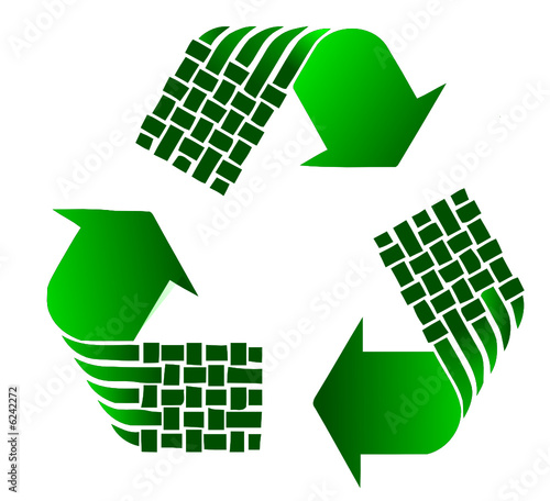 símbolo de reciclagem