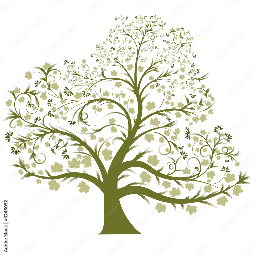 Obraz premium vector tree
