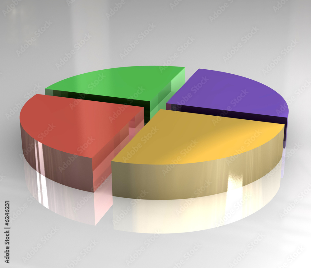 3d pictograph of pie chart 3d pictograph of pie chart