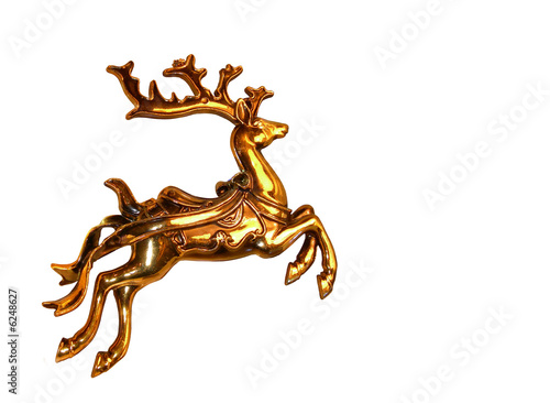 Gold deer, decoration