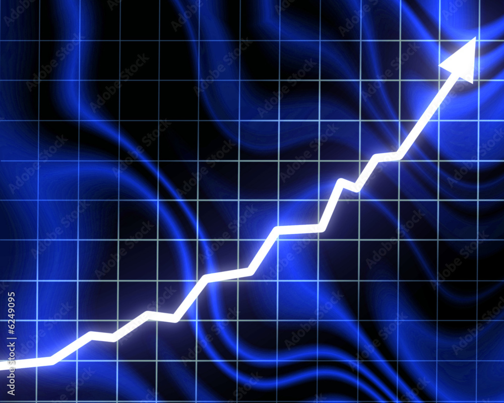 Arrow graph going up Arrow graph going up