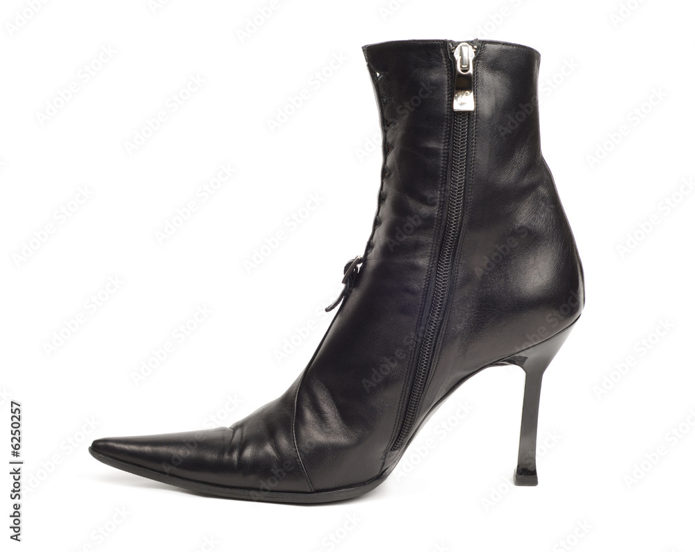 Woman ankle boot isolated over white background Woman ankle boot isolated over white background