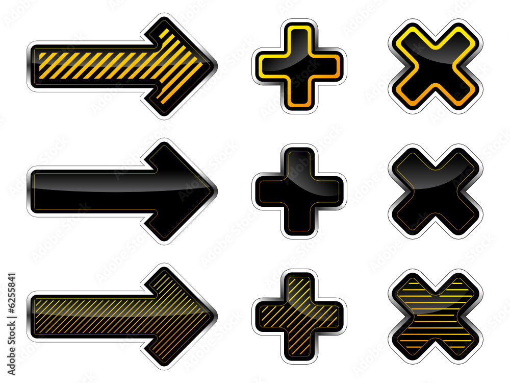 Obraz premium arrows and crosses