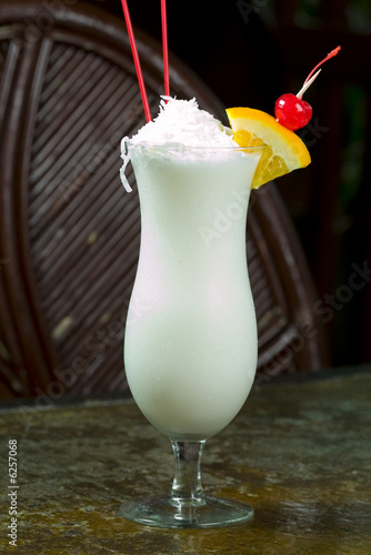 Mexican Pina Colada at a Restaurant