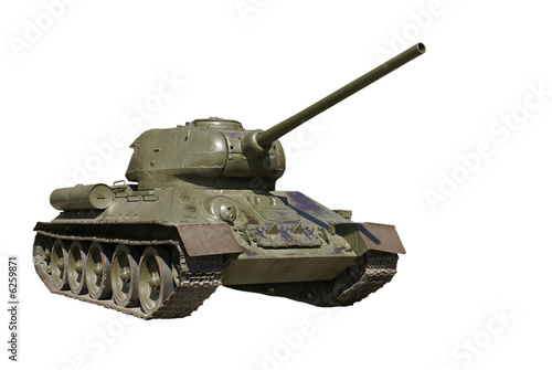 Soviet heavy tank IS battle tank from the Second World War 