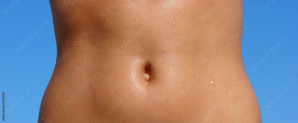 female torso c drops of water female torso c drops of water
