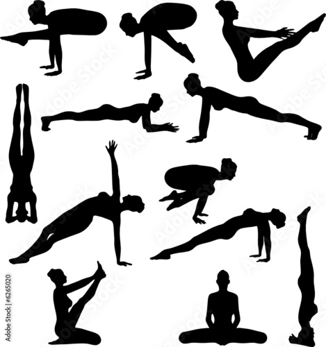 Sexy Yoga Silouettes