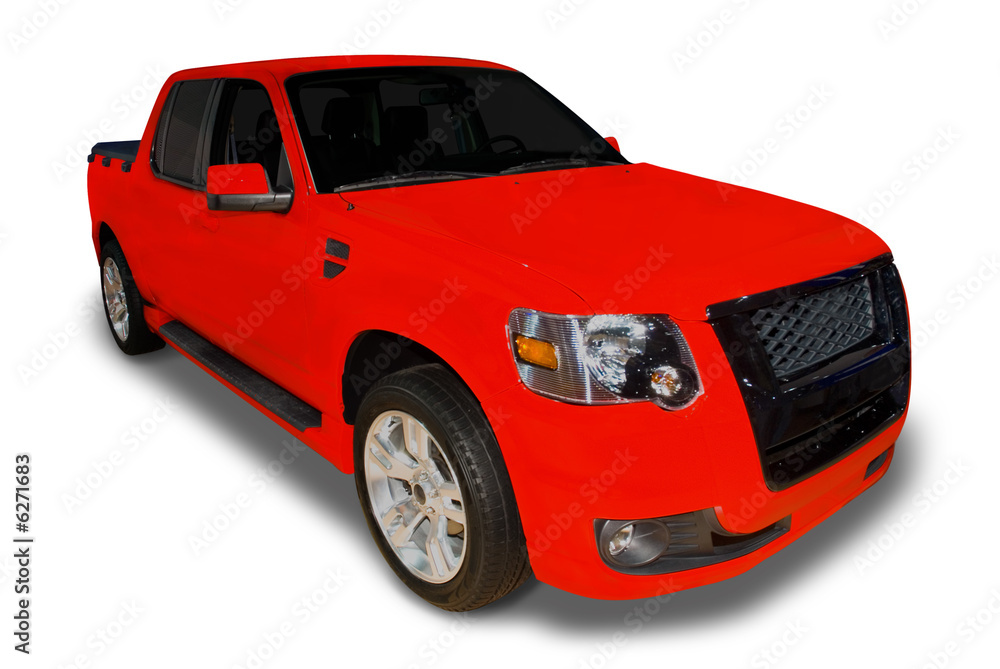 Red Pick Up Truck