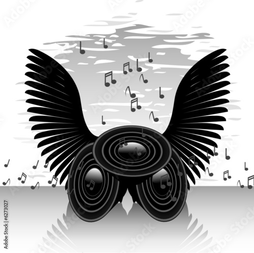 speaker and wings