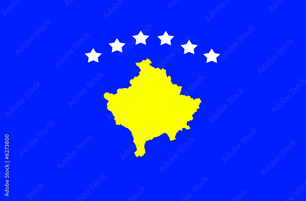 Fototapeta premium Kosova - World's Newest State (Feb. 2008)