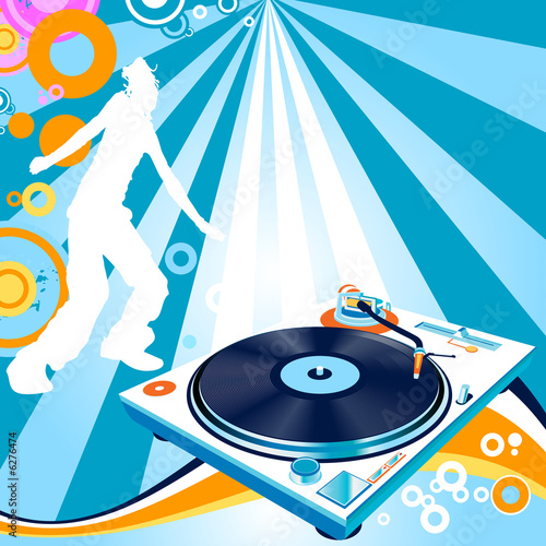 abstract design with turnta...