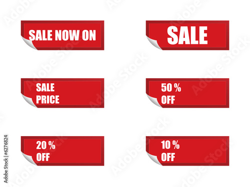Sale and price stickers