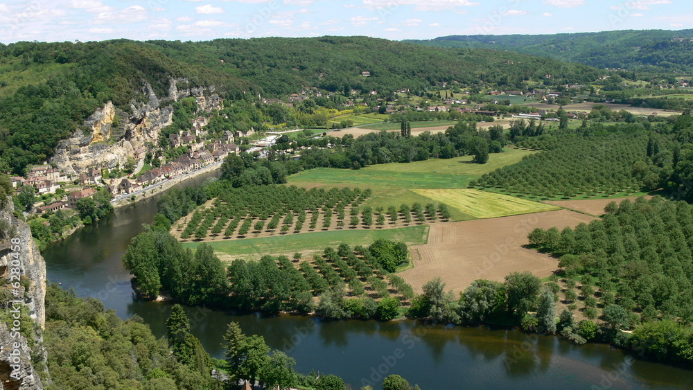 Vue sur la Dordogne