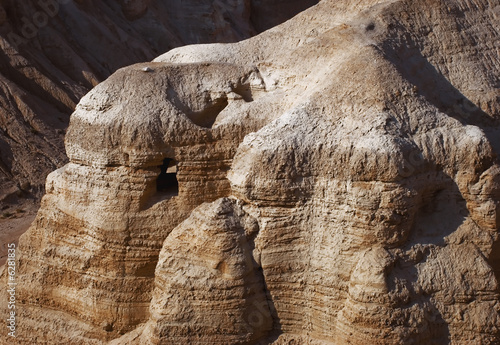 The caves of Qumran from Israel