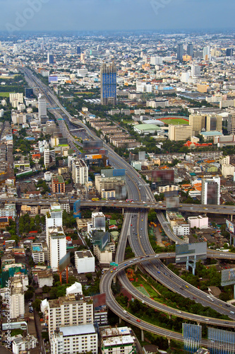 City Highway View in Bangkok