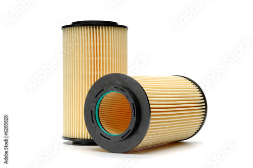 Brand new automotive oil filter cartridge