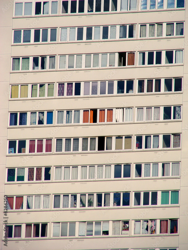 Façade de HLM Façade de HLM
