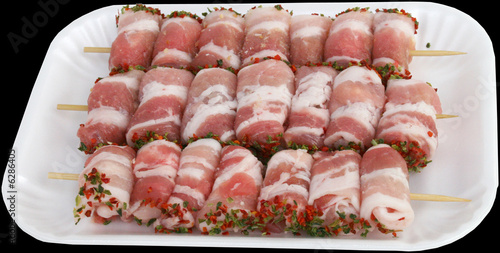 involtini di pancetta