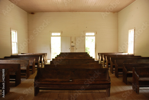 Interior of empty church