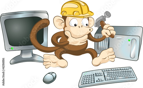 Construction monkey