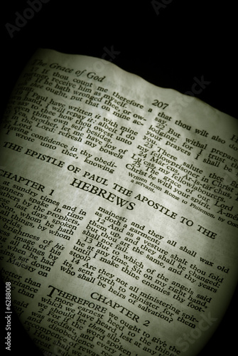 Obraz na plátně epistle of paul the apostle to the hebrews