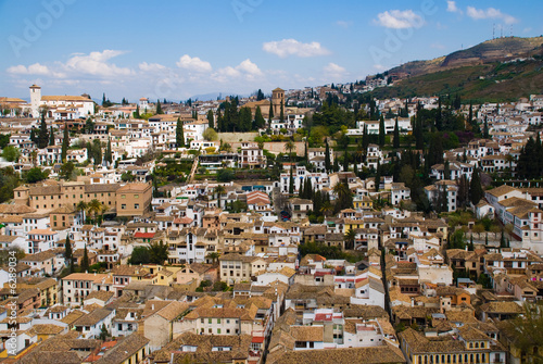 Vista del albaycin desde la Alhambra photo