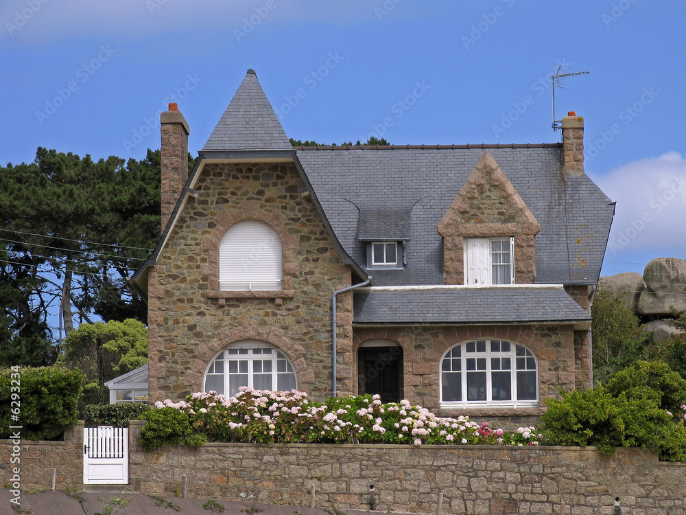 Ploumanac'h, Steinhaus, Bretagne